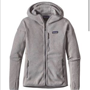 Patagonia grey fleece hoodie NWOT